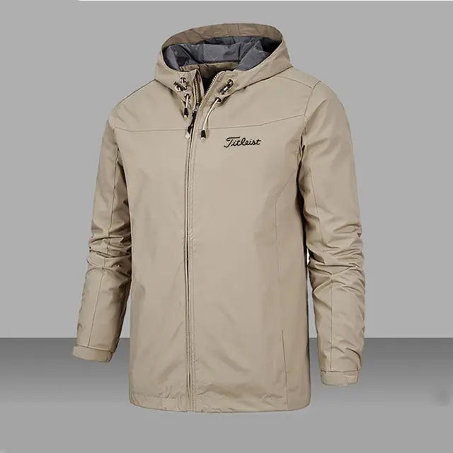 Buy khaki Men&#39;s Waterproof Windbreaker Jacket