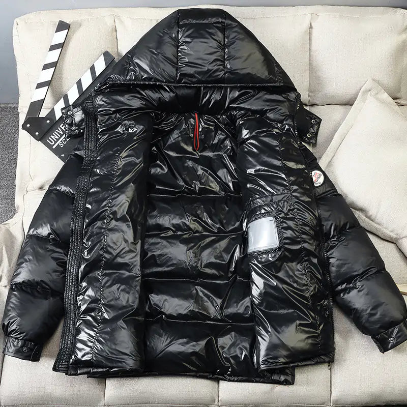 Glossy Duck Down Winter Jacket