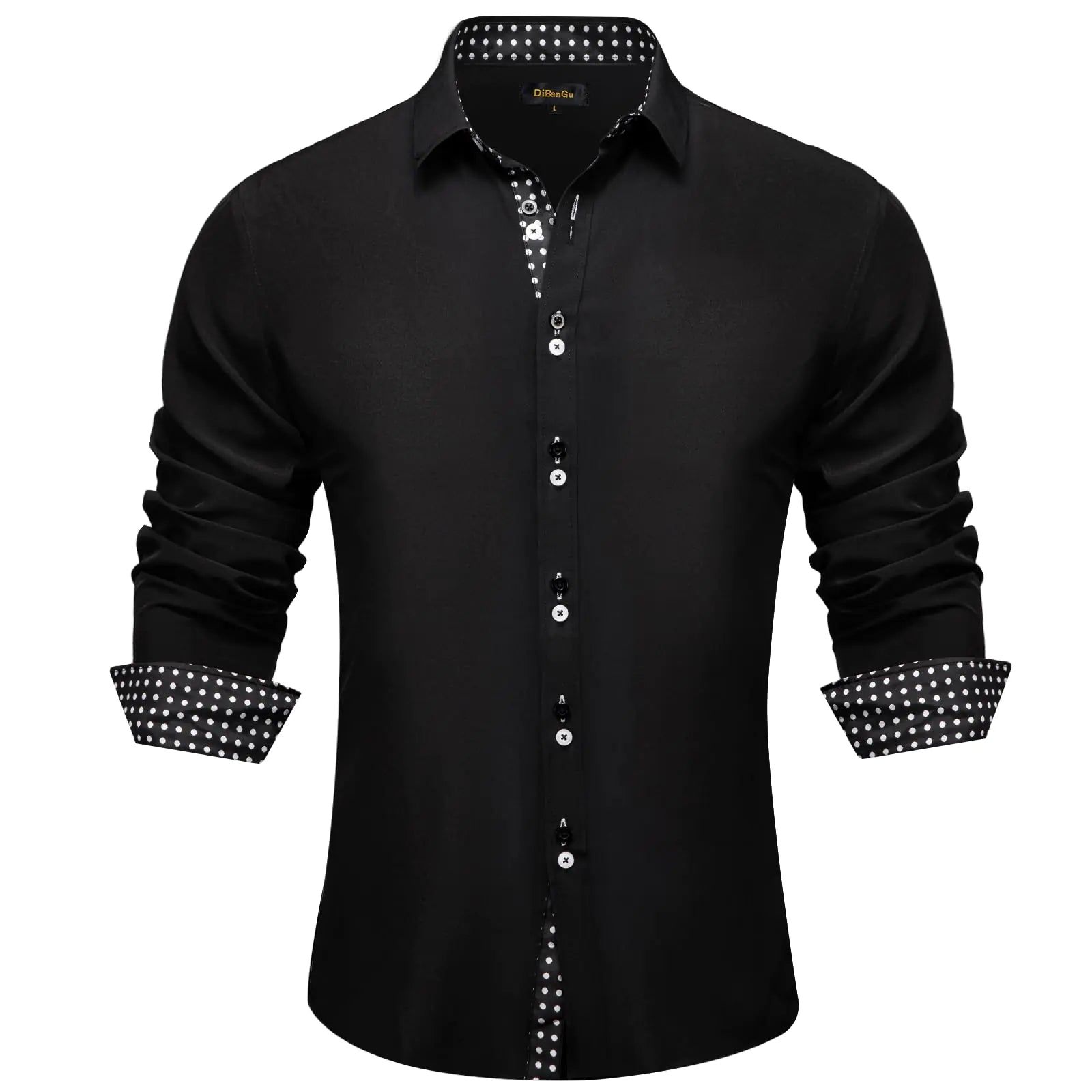 Men's Dress Shirt Polka Dot