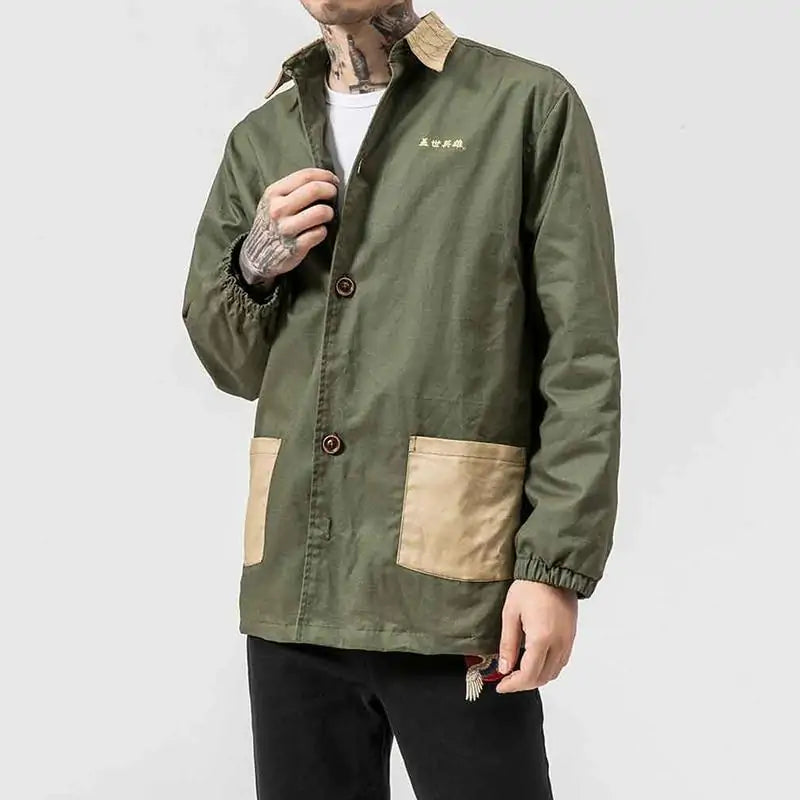 Jacket Men Fashion Patchwork Jackets