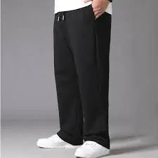 Oversized Black Casual Sweatpants Men - 0