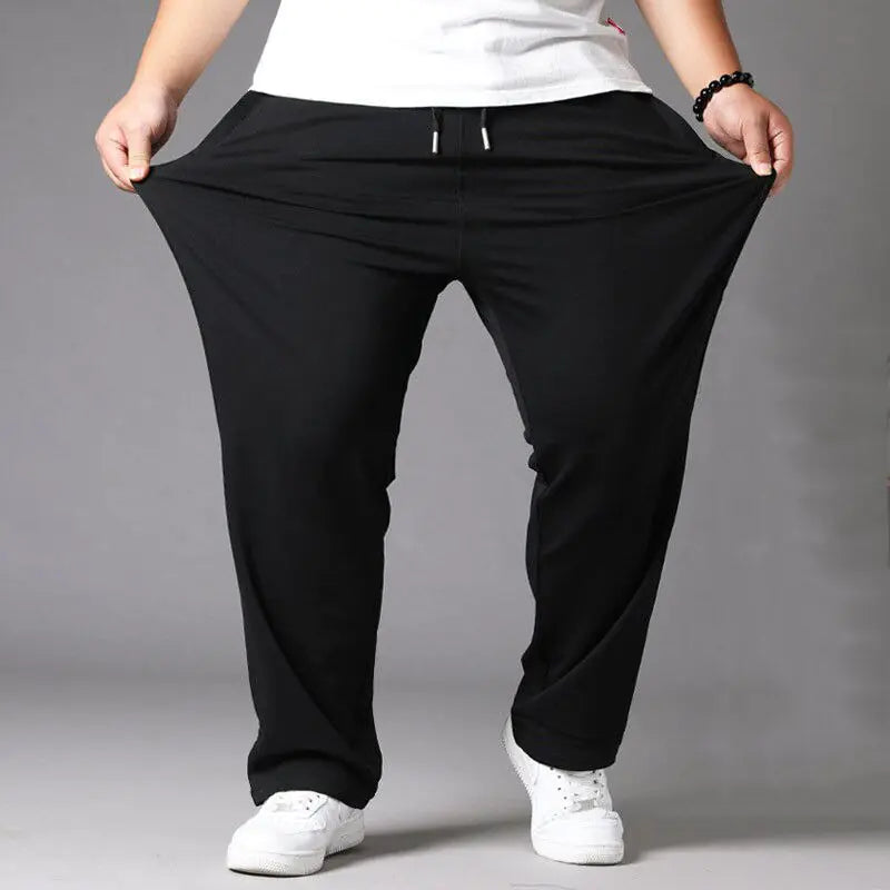 Oversized Black Casual Sweatpants Men