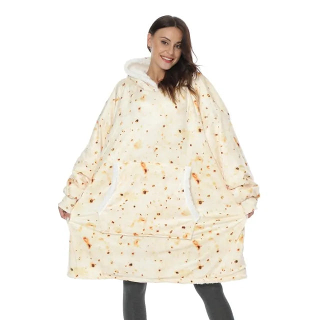 Buy pancakes Women Oversized Warm Winter Hoodies