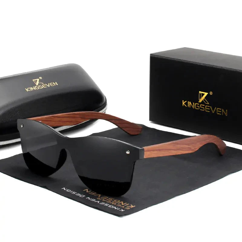 Natural Wooden Sunglasses - 0