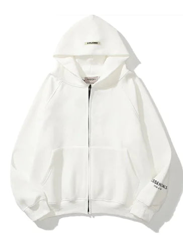 Buy white-hoodie Casual Hoodie