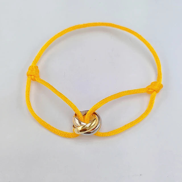 Buy golden-yellow Unisex Rope Bracelets