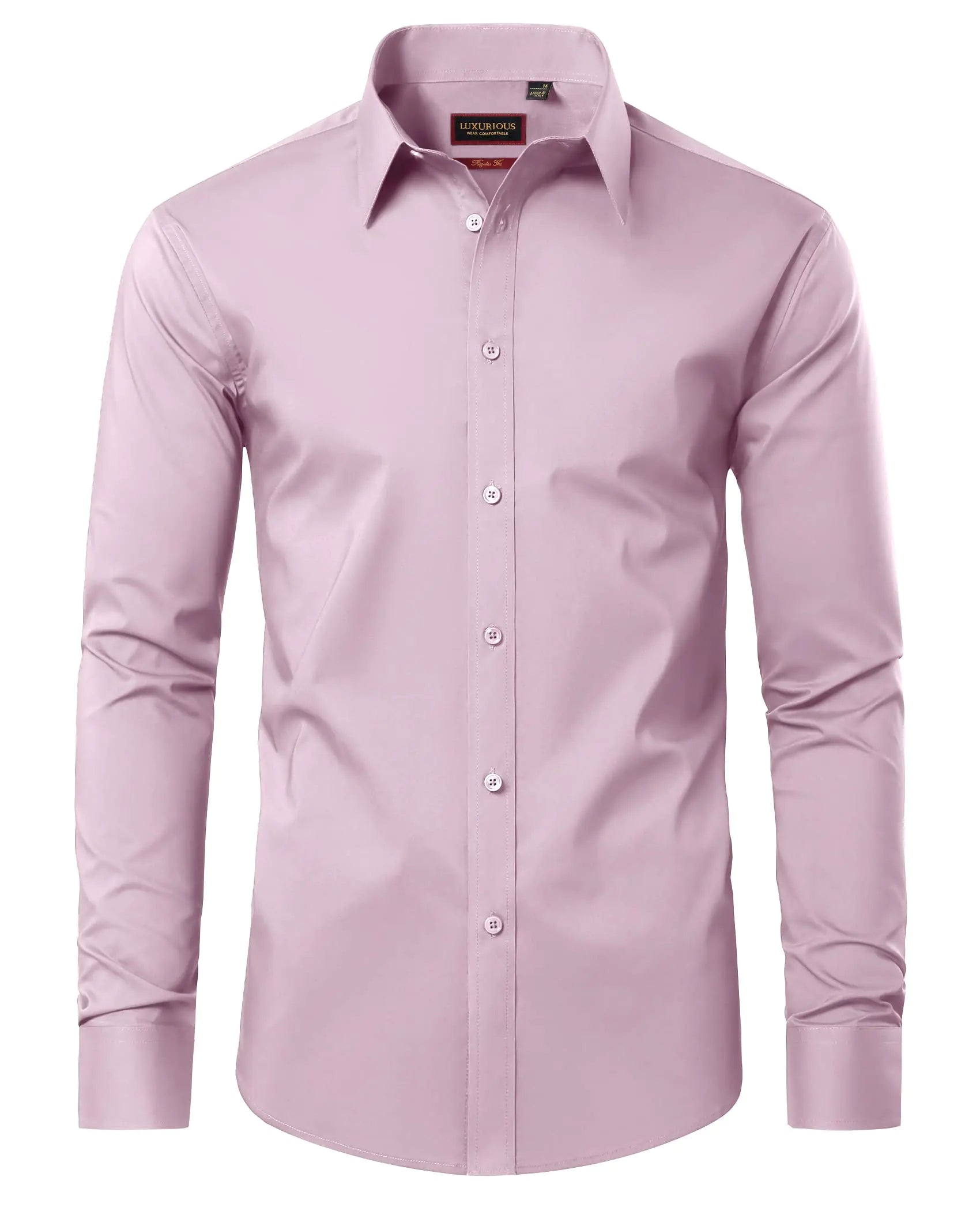 Men's Cotton Button-Down Dress Shirt