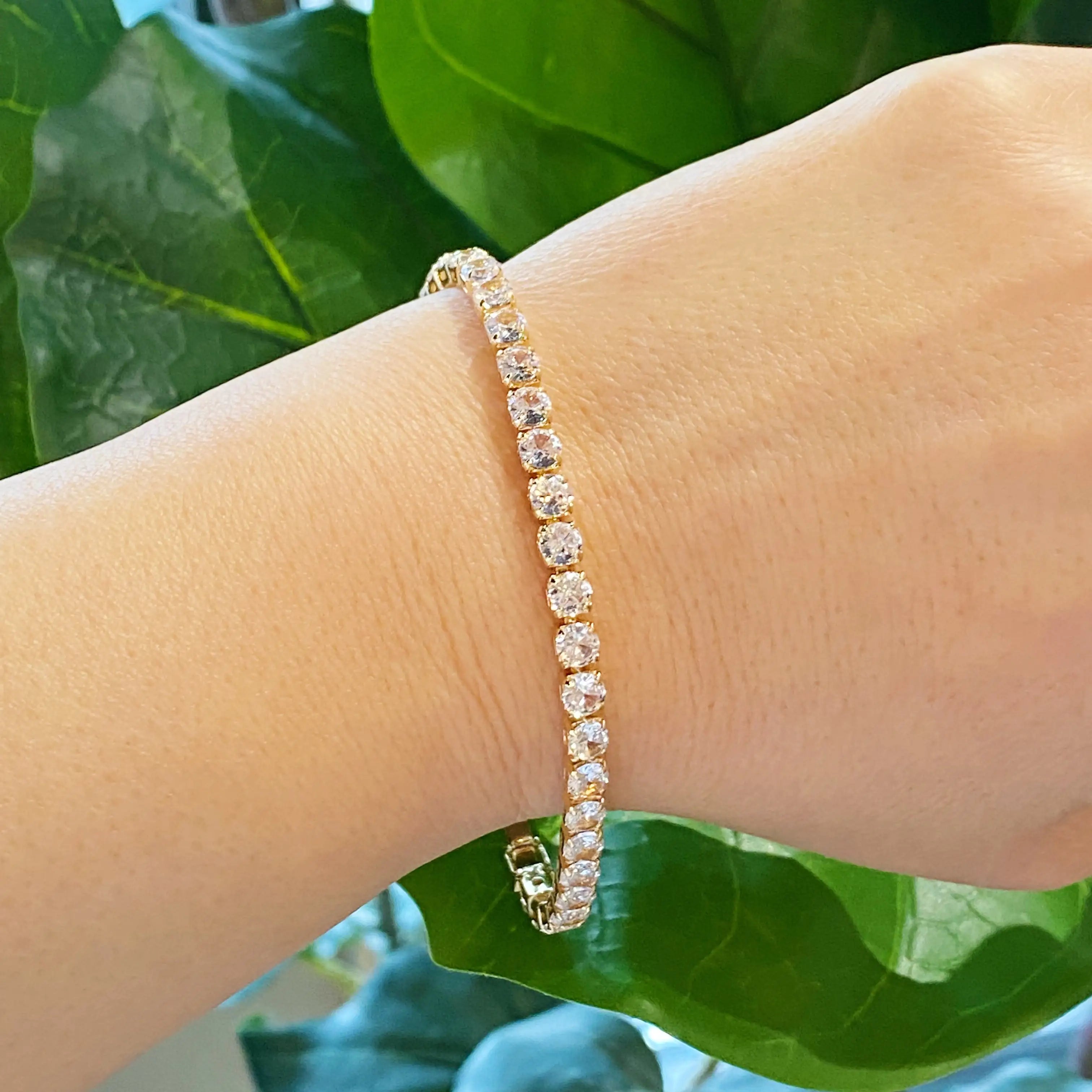 Buy gold Girls Dream Tennis Bracelet