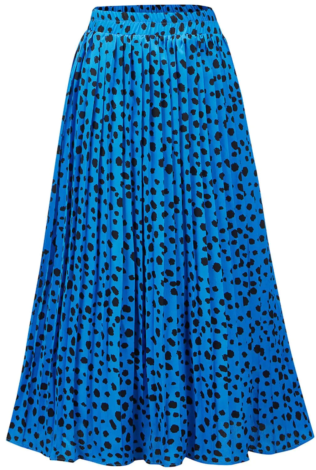 Women’s Leopard Print High-Waisted Midi Skirt