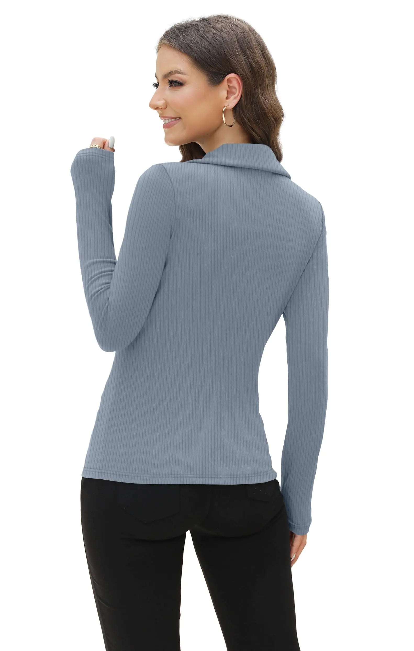 Women’s Long Sleeve Collared Polo Sweate