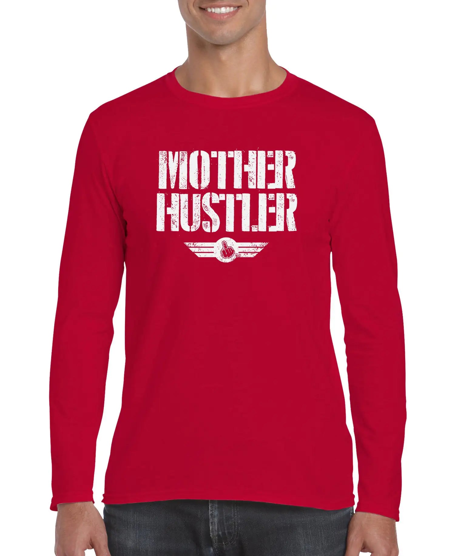 Mother Hustler Men's Long Sleeve Shirt - 0