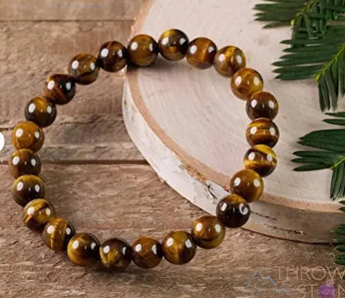 Natural Tiger Eye Yoga Bracelet